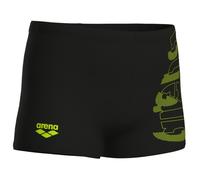 Arena - Boy's Tales Swim Short - Short de bain - 140 - black / artic lime