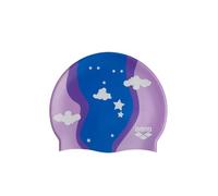 Arena Classic Junior Bonnet de bain unisexe en silicone pour filles et garçons, confortable et durable, bonnet de bain de piscine, taille unique, dans l'air/rose