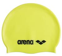 Bonnet de natation arena classic silicone jaune