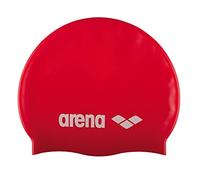 arena Classic Silicone Bonnet de Natation en Silicone Unisexe, Bonnet de Natation Femme et Homme, Bonnet de Natation avec Bord Renforcé, Bonnet Doux et Résistant