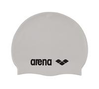 Arena Classic Silicone Bonnet de Natation en Silicone Unisexe, Bonnet de Natation Femme et Homme, Bonnet de Natation avec Bord Renforcé, Bonnet Doux et Résistant