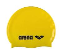 arena Classic Silicone Junior Bonnet de Natation en Silicone Unisexe, Bonnet de Natation pour Garçons et Filles, Bonnet de Natation avec Bord Renforcé, Bonnet de Natation Doux et Résistant