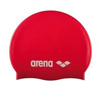Arena Classic Silicone Junior Bonnet de Natation Unisexe pour Garçons et Filles, Doux et Résistant avec Bord Renforcé