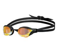 arena Cobra Core Swipe Mirror Lunettes de Natation Unisexe Adulte Race, Lunettes de Natation avec Lentilles Courbes Miroir, Anti-buée, Protection UV, 5 Ponts Nez Interchangeables