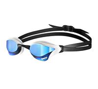 arena Cobra Core Swipe Mirror Lunettes de Natation Unisexe Adulte Race, Lunettes de Natation avec Lentilles Courbes Miroir, Anti-buée, Protection UV, 5 Ponts Nez Interchangeables