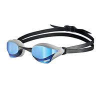 arena Cobra Core Swipe Mirror Lunettes de Natation Unisexe Adulte Race, Lunettes de Natation avec Lentilles Courbes Miroir, Anti-buée, Protection UV, 5 Ponts Nez Interchangeables