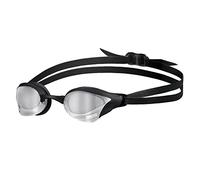 arena Cobra Core Swipe Mirror Lunettes de Natation Unisexe Adulte Race, Lunettes de Natation avec Lentilles Courbes Miroir, Anti-buée, Protection UV, 5 Ponts Nez Interchangeables