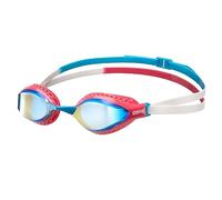 ARENA Cobra Core Swipe Mirror Lunettes de Natation Unisexe Adulte Race, Lunettes de Natation avec Lentilles Courbes Miroir, Anti-buée, Protection UV, 5 Ponts Nez Interchangeables