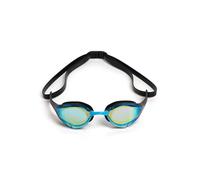 Lunettes de natation Arena Cobra Edge noir avec verres à effet miroir bleu