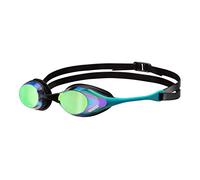 Arena Cobra Swipe Racing Lunettes de natation unisexes pour homme et femme Verres miroir en polycarbonate Design hydrodynamique Émeraude/Paon