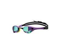Lunettes de natation Arena Cobra Ultra Swipe lilas noires jaunes avec verres miroir lilas