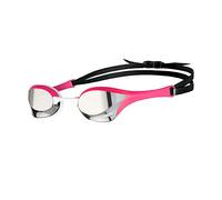 arena Cobra Ultra Swipe Mirror Lunettes de Natation Unisexe Adulte Race, Lunettes de Natation avec Lentilles Courbes Miroir, Anti-buée, Protection UV, 5 Ponts Nez Interchangeables