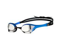 arena Cobra Ultra Swipe Mirror Lunettes de Natation Unisexe Adulte Race, Lunettes de Natation avec Lentilles Courbes Miroir, Anti-buée, Protection UV, 5 Ponts Nez Interchangeables