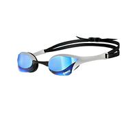 arena Cobra Ultra Swipe Mirror Lunettes de Natation Unisexe Adulte Race, Lunettes de Natation avec Lentilles Courbes Miroir, Anti-buée, Protection UV, 5 Ponts Nez Interchangeables