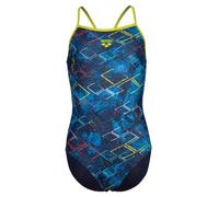 Arena daly swimsuit light drop back girls navy soft green/navy multi