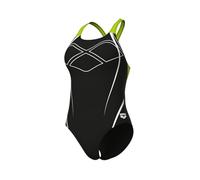 Arena Feel Graphic Brief Maillot de Bain Homme, Slip pour la Plage et la Piscine, Tissu Élastique Maxfit Éco Résistant au Chlore et au Sel, Protection UV UPF 50+, Doublure Frontale