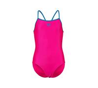 Arena Fille Girl's Light Drop Solid One Piece Swimsuit, Freak Rose-turquoise, 14-15 Ans EU