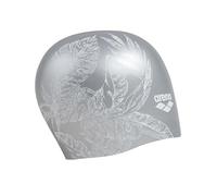 Arena Bonnet de natation Cecilia pour femmes, argenté, taille unique