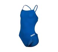 Arena Fille Girl's Team Swimsuit Challenge Solid Une pi ce, Royal-White, 10-11 Ans EU