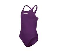 Arena Fille Girl's Team Swimsuit Swim Pro Solid Une pi ce, Plum-White, 12-13 Ans EU