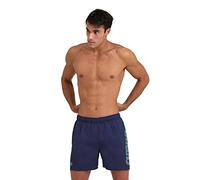 Arena Boxer de Plage et de Piscine Fundamentals R pour Hommes Logo, Maillot de Bain en Tissu Doux Recyclé à Séchage Rapide, Boxer de Plage avec Slip Intérieur en Maille