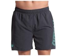 Arena - Fundamentals Logo Boxer R - Short de bain - XL - asphalt / water