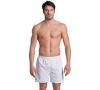 Arena Fundamentals Logo Boxer R White-navy Taille: M | Slips de bain Outlet | Homme | Blanche