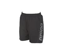 Arena Fundamentals Logo Junior Boys Beach and Pool Boxer Shorts, Maillot de Bain en Tissu Doux Recyclé à Séchage Rapide, Boxer de Plage avec Slip Intérieur en Maille