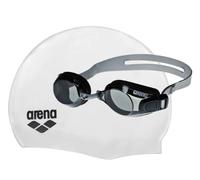 arena GAFAS POOL SET SILVER SMOKE/WHITE BLACK - T: UNI