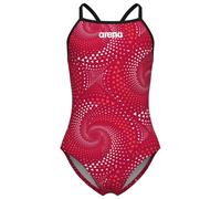 Arena - Girl's Fireflow Swimsuit Lightdrop Back - Maillot de bain - 116 - black / team red