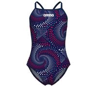 Arena - Girl's Fireflow Swimsuit Lightdrop Back - Maillot de bain - 128 - navy / team redwhiteblue