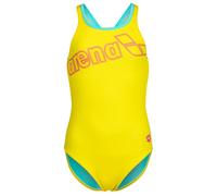 Arena - Girl's Logo Swimsuit Swim Pro - Maillot de bain - 128 - yellow star / water