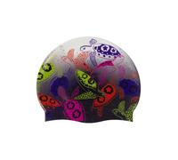 Arena HD Bonnet de Bain Unisexe en Silicone élastique pour Adultes, entraînement Sports Nautiques, équipement de Natation, Protection Contre Le Chlore pour Usage fréquent, Tortues de mer, Taille