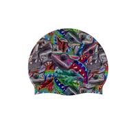 Arena HD Bonnet de bain unisexe en silicone élastique pour adultes, entraînement sports nautiques, équipement de natation, protection contre le chlore pour usage fréquent, arène iguanes, taille unique