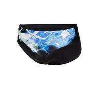 Arena Homme Men's Swim Briefs Placement Slip de Bain, Black-Multi, 46 EU