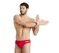 arena Homme Men's Team Swim Briefs Solid Slip de bain, Red-white, 52 EU