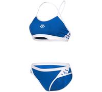 Arena icons bikini cross back solid royal/white m - uk34