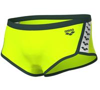 Arena icons low waist short artic lime/dark sage xl - uk38