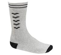 Arena Icons Socks Mixte Adulte, Medium Grey Melange-Black, FR : M (Taille Fabricant : L)