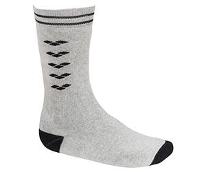 ARENA Icons Socks Socks Medium Grey Melange-Black FR : M (Taille Fabricant : L)