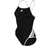 arena Icons Super Fly Back Solid Maillot de Bain Femme Une Pièce, Maillot de Bain à Séchage Rapide, Sport MaxLife Tissu Eco avec Une Résistance Maximale au Chlore et Une Protection UV UPF 50+