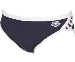 Arena icons swim brief solid navy/white s - uk32