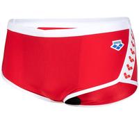 Arena icons swim low waist short solid red/white xl - uk38