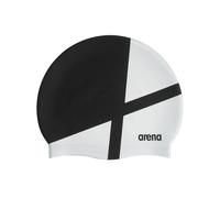 Arena Icons Team Stripe Cap Blanc et noir - Nos meilleurs bonnets de bain
