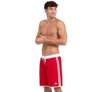 Arena Icons Team Stripe Unisex Bermuda Red-white Taille: S | Slips de bain Outlet | Homme | Rouge