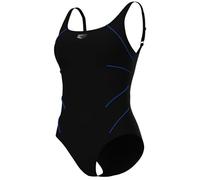 ARENA Jewel BodyLift Maillot de bain pour femme résistant au chlore et séchage rapide, noir/bleu, 52