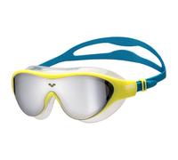 Arena Masque de natation The One – Unisexe 6–12 ans, polycarbonate, argenté/vert doux/bleu Cosmo