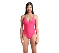 arena Losange Graphic Maillot de Bain Femme pour la Plage et la Piscine en Tissu Élastique Recyclé à Séchage Rapide, Doublé avec Bonnets Amovibles