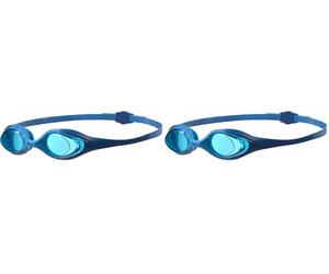 arena Lunettes de Natation pour Enfants Spider Junior, Antibuée, avec Protection UV, Pont de Nez Auto-ajustable, Joints en Silicone Hypoallergéniques, Taille unique (Lot de 2)