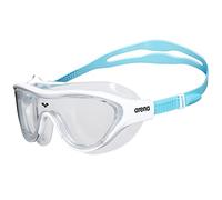 Lunettes de natation Arena The One bleu blanc avec verres transparents blanc enfant